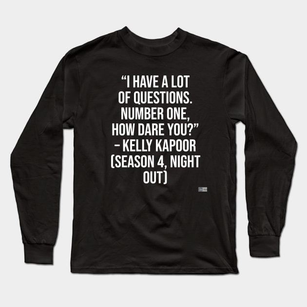 the office funny quote Long Sleeve T-Shirt by CreationsByAme